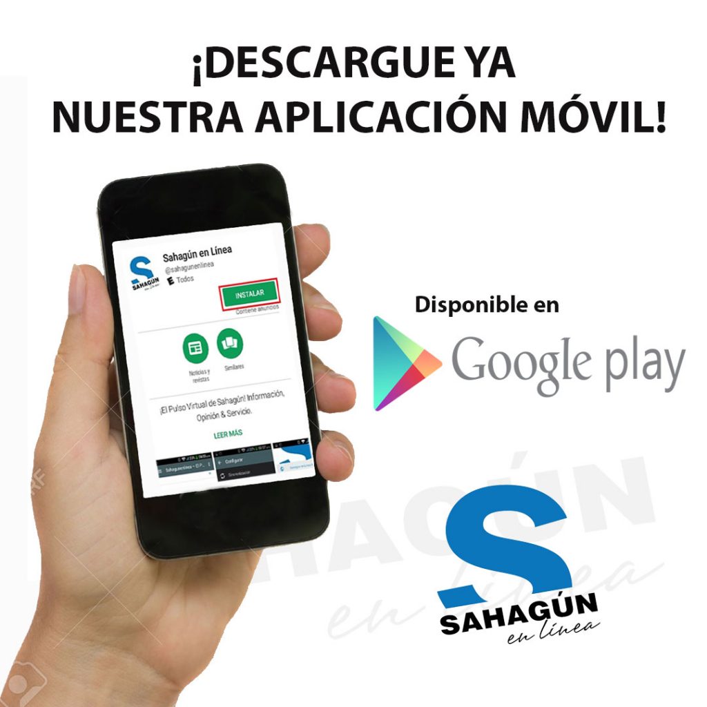 Descarga ya la aplicación móvil de Sahagún en Línea en tu celular y recibe las alertas de nuevas noticias